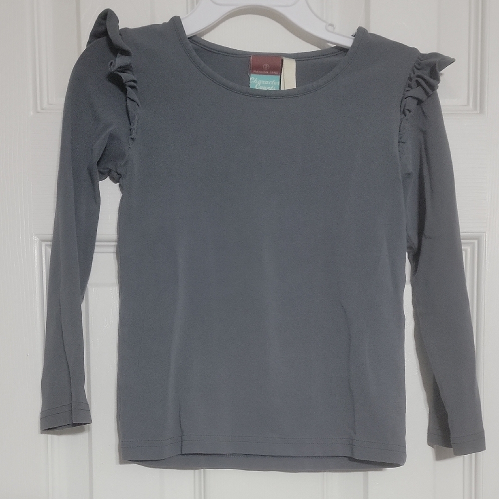 Matilda Jane Slate Gray Long Sleeve Top